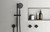 Nx Iko Hand Shower on Rail 3Star Matte Black [168527]