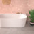 Urbane II Back-to-Wall Freestanding Bath 1600mm White [153081]
