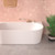 Urbane II Back-to-Wall Freestanding Bath 1600mm White [153081]