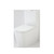 Luna Square Cleanflush Wall Faced Close Coupled Toilet Suite Back Entry White 4Star [154639]