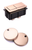 Back to Wall Toilet Button and Hinges Brushed Bronze [305976]