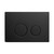 In-Wall Toilet Flush Plates Round Stainless Steel Matte Black [305908]