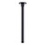 Shower Arm Ceiling Mount Straight Round Rail 300mm Black [168637]