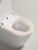 Crawford Inwall Cistern Floor Pan Smart toilet with Brushed Nickel Flush Plate [287693]