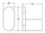 Empire Slim Robe Hook Chrome [305897]
