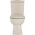 RAK Washington Ivory Close-Coupled Toilet Suite, Ivory with S-Trap 240 [306091]