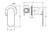 Empire Slim Wall Mixer Round Plate Chrome [306029]