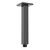 Shower Arm Ceiling Mount Straight Square Rail 200mm Black [168630]