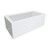 Sentor Left-Hand Acrylic Corner Bath with Overflow 1500mm Gloss White [305840]
