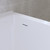 Sentor Left-Hand Acrylic Corner Bath with Overflow 1500mm Gloss White [305840]