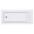 Sentor Right-Hand Acrylic Corner Bath with Overflow 1650mm Gloss White [305832]