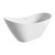 Paola Freestanding Acrylic Bath with Overflow 1500mm Gloss White [305817]