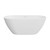 Koko Freestanding Acrylic Bath with Overflow 1500mm Matte White [305849]