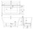 Delta Back-To-Wall Acrylic Bath with Overflow 1500mm Gloss White [305845]