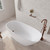 Athenia Freestanding Acrylic Bath with Overflow 1700mm Gloss White [305836]
