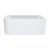 Hustle Left-Hand Multi-Fit Acrylic Bath with Overflow 1500mm Gloss White [305830]