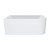 Hustle Right-Hand Multi-Fit Acrylic Bath with Overflow 1500mm Gloss White [305827]