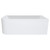 Hustle Left-Hand Multi-Fit Acrylic Bath with Overflow 1700mm Gloss White [305850]