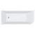 Hustle Right-Hand Multi-Fit Acrylic Bath with Overflow 1700mm Gloss White [305843]