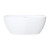 Keeto Back-To-Wall Acrylic Bath with Overflow 1500mm Gloss White [305822]
