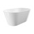 Austin Freestanding Acrylic Bath with Overflow 1400mm Gloss White [305826]