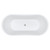 Windsor Freestanding Acrylic Bath with Overflow 1700mm Gloss White [305851]