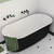 Windsor Freestanding Acrylic Bath with Overflow 1700mm Matte Black [305824]