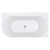Chloe Left-Hand Acrylic Corner Bath with Overflow 1400mm Gloss White [305819]