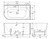 Chloe Left-Hand Acrylic Corner Bath with Overflow 1400mm Gloss White [305819]