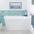 Chloe Left-Hand Acrylic Corner Bath with Overflow 1400mm Gloss White [305819]