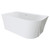Chloe Right-Hand Acrylic Corner Bath with Overflow 1400mm Gloss White [305841]