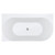 Chloe Right-Hand Acrylic Corner Bath with Overflow 1400mm Gloss White [305841]