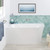 Chloe Right-Hand Acrylic Corner Bath with Overflow 1400mm Gloss White [305841]