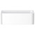 Delta Back-To-Wall Acrylic Bath with Overflow 1700mm Gloss White [305839]