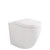 Koko Tornado Flush Wall-Faced Toilet Suite, Pan + Soft Close Seat ONLY (cistern not included), P-Trap, Gloss White [306098]