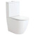 Koko Tornado Flush Back-to Wall Toilet Suite, Pan + Slim Soft Close Slim Seat + Geberit  Cistern, P-Trap, Gloss White [306094]