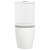 Koko Tornado Flush Back-to Wall Toilet Suite, Pan + Slim Soft Close Slim Seat + Geberit  Cistern, P-Trap, Gloss White [306094]
