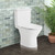 Chica Close-Coupled Toilet Suite with Soft Close Slim Seat, S Trap 90-160mm Gloss White [306096]