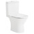 Chica Close-Coupled Toilet Suite with Soft Close Slim Seat, Skew Trap Gloss White [306071]