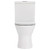 Chica Close-Coupled Toilet Suite with Soft Close Slim Seat, Skew Trap Gloss White [306071]