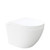 Koko Tornado Flush Wall Hung Toilet Suite, Pan + Soft Close Seat + Viega V-02 In-Wall Cistern, Gloss White [306085]