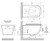 Koko Tornado Flush Wall Hung Toilet Suite, Pan + Soft Close Seat + Viega V-02 In-Wall Cistern, Gloss White [306085]