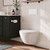 Koko Tornado Flush Wall Hung Toilet Suite, Pan + Soft Close Seat + Viega V-02 In-Wall Cistern, Gloss White [306085]