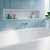 Empire Slim Basin/Bath Wall Mixer Set, Round Plates, 160mm Outlet, Chrome [306242]