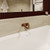 Empire Slim Basin/Bath Wall Mixer Set, Round Plates, 160mm Outlet, Brushed Copper [306269]