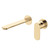 Empire Slim Basin/Bath Wall Mixer Set, Round Plates, 200mm Outlet, Urban Brass [306249]