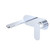 Empire Slim Basin/Bath Wall Mixer Set, Oval Plate, 160mm Outlet, Chrome [306266]
