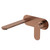 Empire Slim Basin/Bath Wall Mixer Set, Oval Plate, 200mm Outlet, Brushed Copper [306256]