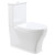 Lillian Tornado Flush Back-to-Wall Toilet Suite including S-Trap (90-160mm) Pan + Seat + R&T Cistern, Gloss White [306326]