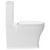 Lillian Tornado Flush Back-to-Wall Toilet Suite including S-Trap (90-160mm) Pan + Slim Seat + R&T Cistern, Gloss White [306327]